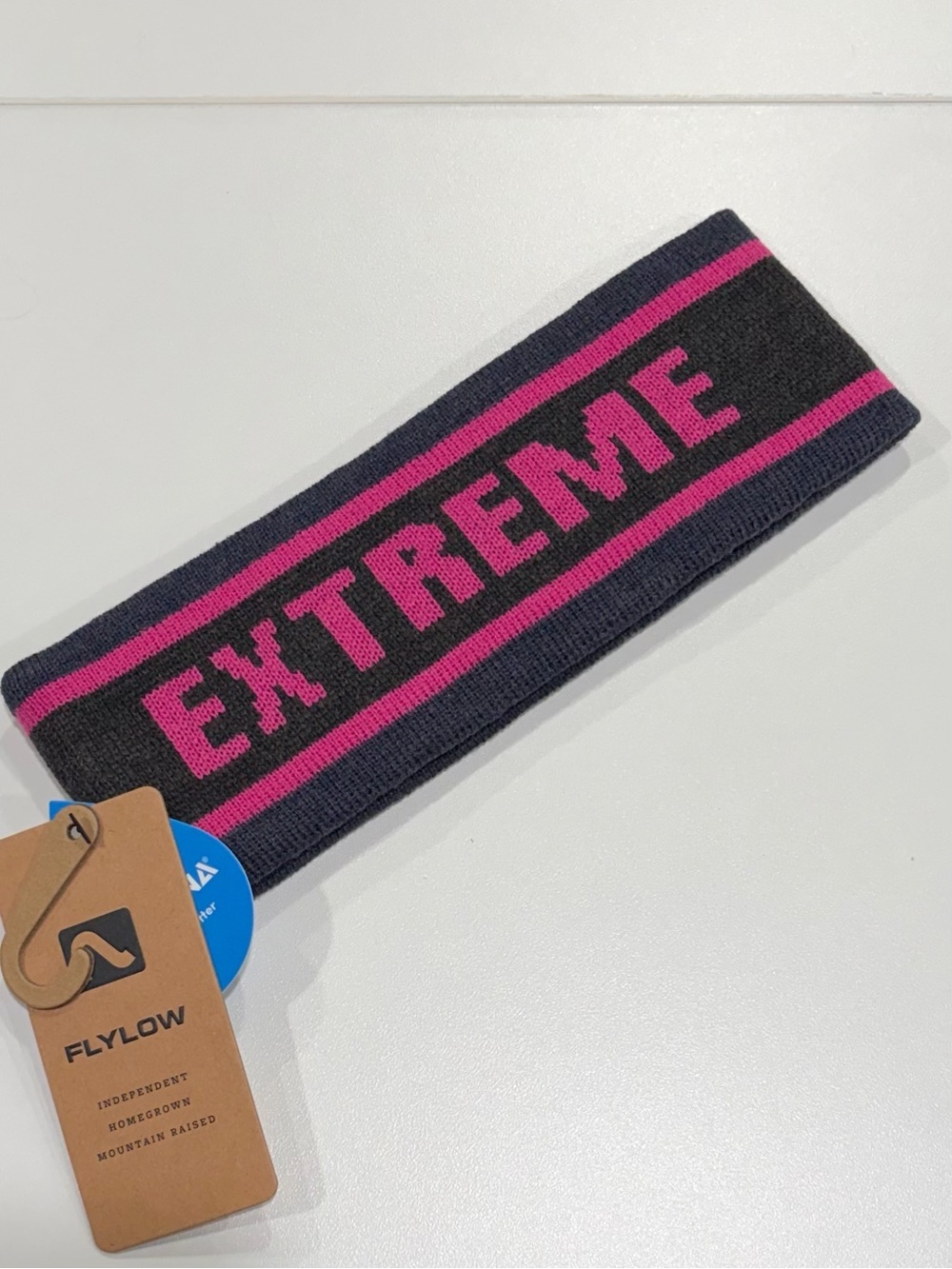 Flylow Adult Topless Headband Pink Black Extreme NWT Ski Snowboard Apres
